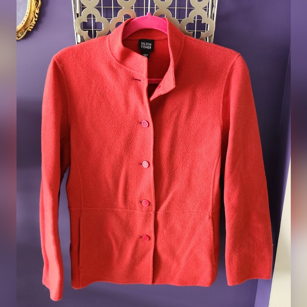 Eileen Fisher Women's Wool & Cashmere Blazer